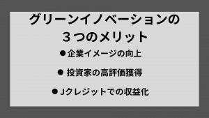 グリーンイノベーションが企業にもたらす効果・メリット