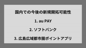 国内での今後の新規開拓可能性